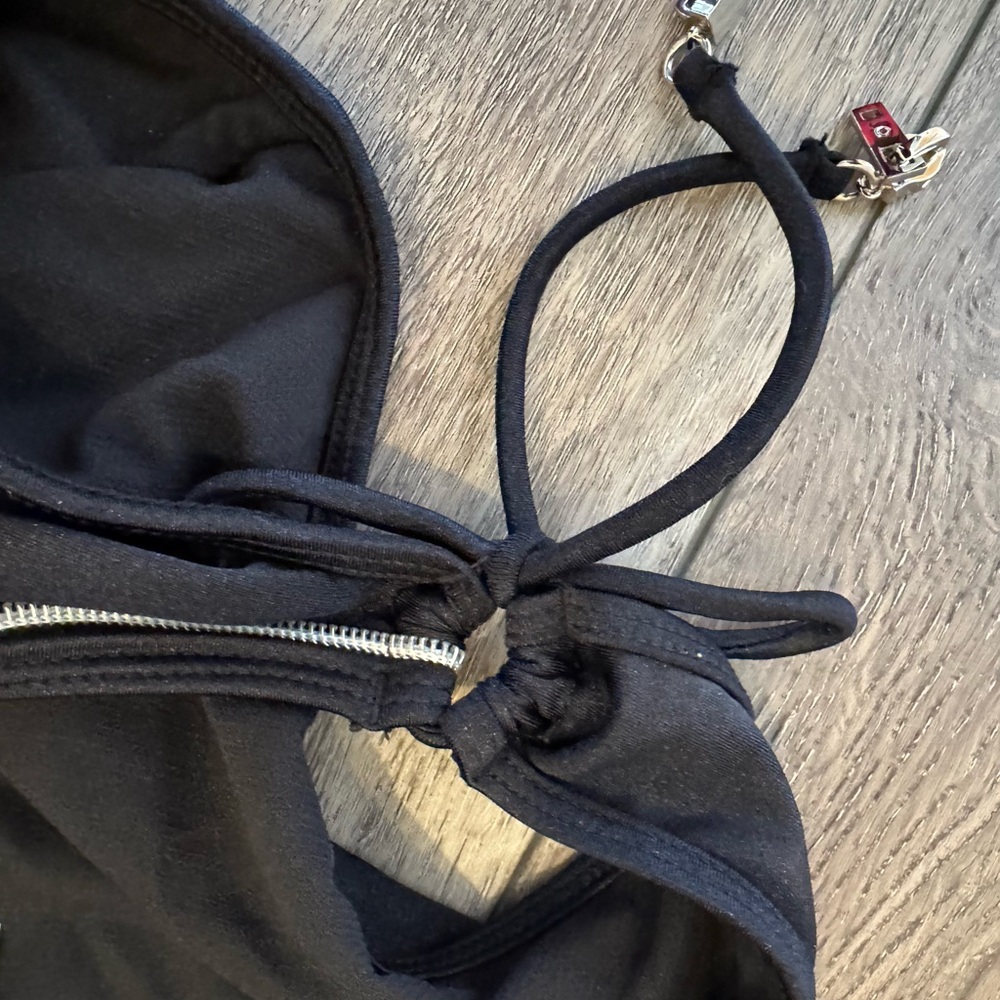 Black Bikini zipper accents M - Picture 10 of 15